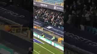 Millwall v Wigan | Wigan fan showing off their (Muscles) 