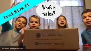 Catholic kids books unboxing video courtesy of TAN Books featuring author Katie Warner's new release