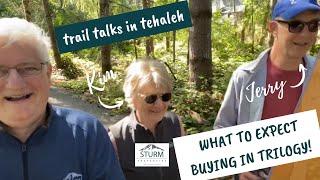 What to Expect Living in Trilogy with Jerry & Kim on our Trail Talk in Tehaleh