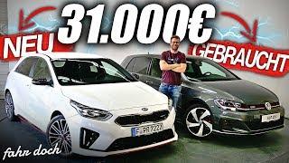 GEBRAUCHT oder NEU? VW GOLF GTI Performance vs KIA CEED GT Vergleich | Fahr doch