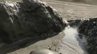 Visually Oddly Satisfying Videos Nature  | Mud Volcano Eruption