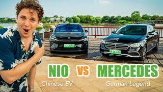 NIO ET7 vs Mercedes-Benz E 350eL // Chinese EV Takes On German Legend