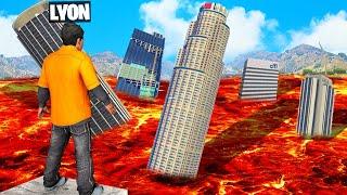 THE FLOOR IS LAVA SU GTA5!!