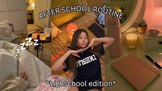 AFTER SCHOOL ROUTINE | vlog, cooking, night time routine, highschool