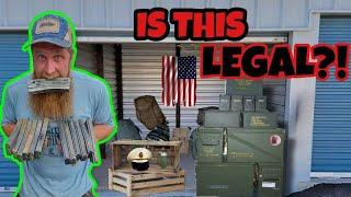 Weapons | Gold | Coins & MORE!! We Bought A Marine's Storage Unit Full Of Surprises!!