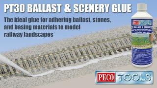 PRECISION GLUING! The all-new PECO Tools Ballast & Scenery Glue