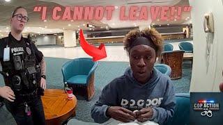 Cops tell her to leave... then all hell breaks loose!