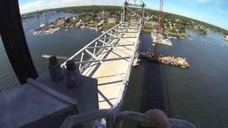 Climbing the Memorial Bridge