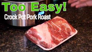 How to make Tender Pork Roast in the Crock Pot (Boston Butt)