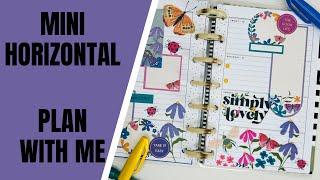 Happy Planner Mini Horizontal | Plan with Me | May 6 - May 12 | HP Midnight Botanical