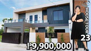 HOUSE TOUR 23 | Unveiling Modern Elegance through this Brand New Sleek House Located in Angeles City