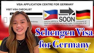 How to APPLY for GERMAN SCHENGEN VISA for FILIPINOS 