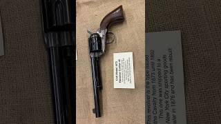 Colt Model 1873, Revolver Caliber 45. This type of revolver would be issued to the Cavalry.