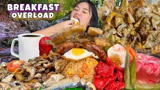 ULTIMATE FILIPINO BREAKFAST | PINOY AGAHAN MUKBANG Tocino, Longganisa, tuyo, Crispy Daing Sapsp atbp