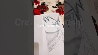 #Anime sketch #by Creative Khushi