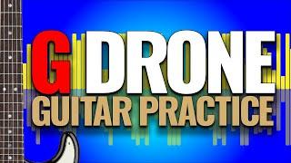 G DRONE Backing Track and Guided Guitar Practice (10-minutes)