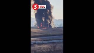 Moments of South Korean plane crash captured on video