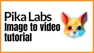 How to use pika labs image to video (tutorial for beginners)