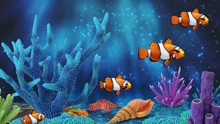 Lullabу and Calming Undersea Animation. Lullaby Aquarium . Soothing fishes. Baby Sleep Music.