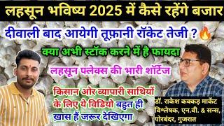 लहसून भाव दिवाली बाद क्या रहेंगे 2025 तक टिकेंगे बजार या garlice future Report 2024-25