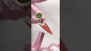 DIY polygel encapsulated #cateyegel #magnetichearts #naillovers #viralnailhack #viralvideo