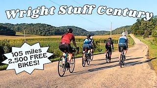 Wright Stuff Century Ride Benefiting Bikes For Kids WI - 105 miles in the Driftless!