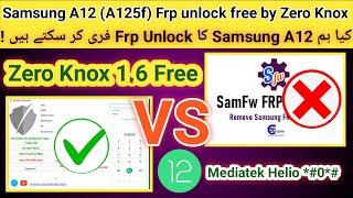 Samsung A12 (A125f) Frp unlock free by Zero Knox tool android 12 Mediatek Helio | 2023 | TECH City