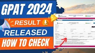 gpat result 2024 | how to check gpat result 2024 | mahir academy