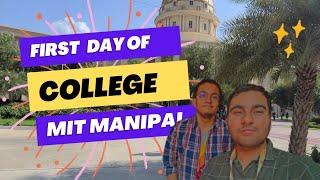 FIRST DAY OF COLLEGE ,MANIPAL UNIVERSITY JAIPUR , MUJ.