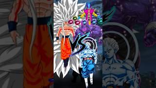 Infinity Goku vs Zeno Sama, Beerus & Grand Priest Comparison Video #goku #dragonball #beerus #anime