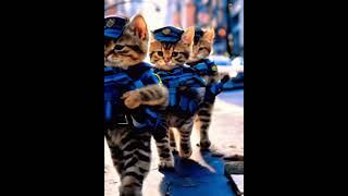 Soldiers cat meow motion ‍️ #shorts #cat #funny