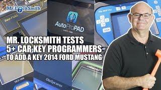 Mr.  Locksmith Tests 5+ Car Key Programmers on 2014 Ford Mustang | Mr. Locksmith™ Video