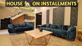 7 Marla Ready House  On Installment  ⁝ Semi-Furnished House - Bahria Town