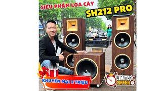 Giới thiệu chi tiết siêu phẩm loa cây SH212 Pro mới nhất 2024, 4 bass 30 uy lực, phá làng phá xóm.