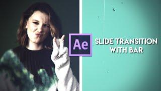 after effects tutorial | slide transition with bar