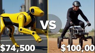 "Maxwell Chikumbutso’s $100K Robot Dog SHOCKS the World!  vs. Boston Dynamics Spot"