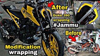 Duke 390 Wrap One In India  | *Yellow And Black* | MODIFIED @romimodifier4277