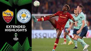 Roma vs. Leicester City: Extended Highlights | UECL Semi-final - Leg 2 | CBS Sports Golazo Europe