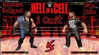 WWE Mayhem Roman Reigns Vs Jey Uso at Hell in the Cell PPV 2020 | Universal Championship Match |