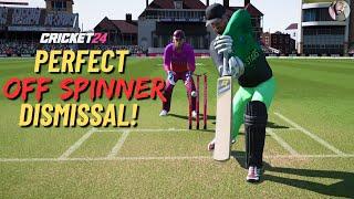 The Perfect Off-Spinner's Wicket! Cricket 24