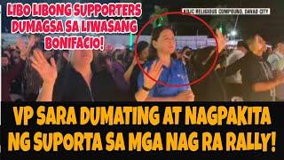 SA WAKAS VP SARA NAKIISA NA SA RALLY! IBO LIBO ANG DUMATING SA LIWASANG BONIFACIO