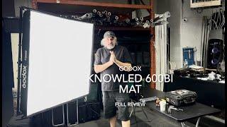 Gaffers Salon EP#21 - Godox Knowled 600 4'x4' Bi-color Mat - Full Review