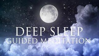 Deep Sleep Guided Meditation  Relaxation Music - Delta Binaural Beat - Dissolve Overthinking