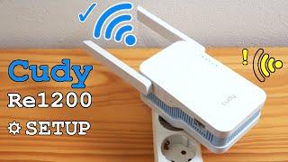 Cudy RE1200 Wi-Fi extender dual band • Unboxing, installation, configuration and test