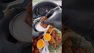 Wingstop feast!!  #asmr #food #mukbang