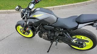 2018 Yamaha MT07 at AM Sales Motorcycles Toronto