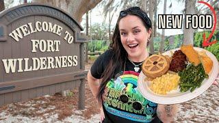 DISNEY'S FORT WILDERNESS NEW FOOD | TRAIL'S END MENU UPDATE AT DISNEY WORLD CAMPGROUNDS!