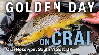 Fantastic late summer fly-fishing sport – Crai Reservoir, Brecon Beacons, South Wales, UK, 2024