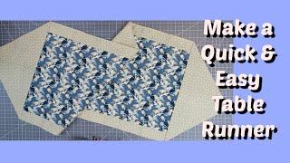 Make a Quick and Easy Table Runner with Nicole Reed from Darvanalee Designs Studio