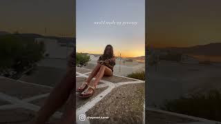 sunset singing in Paros 